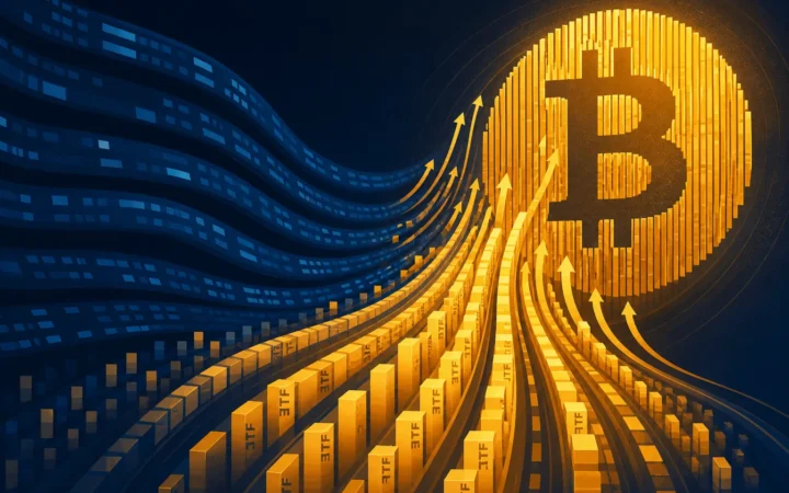Bitcoin ETF inflows: $2.26B in six days keeps the bid institutional