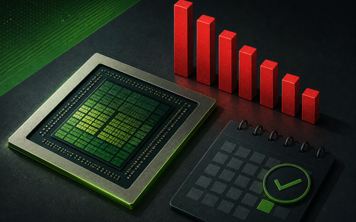 NVIDIA stock: seven-day losing streak sets up the Q2 earnings test